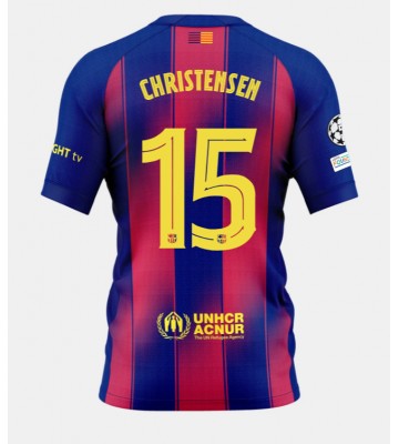 Barcelona Andreas Christensen #15 Hjemmebanetrøje 2025-26 Kortærmet